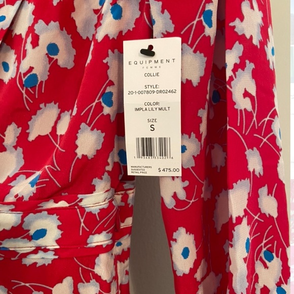 Equipment Collie Floral Silk Dress - Picture 6 of 8